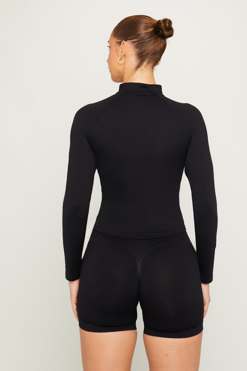 SCLPT™ Seamless Sculpting Zip Jacket - Onyx Black